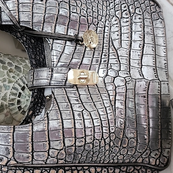 ๐๐ค BRAHMIN Steel SMALL CARLA Handbag & ADY WALLET ๐ค๐ - Picture 8 of 17